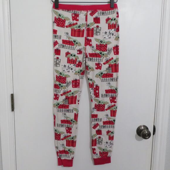 Munki Munki Slumber Collection Kids 12 Star Wars Baby Yoda Holiday Pajama Set - Picture 8 of 10